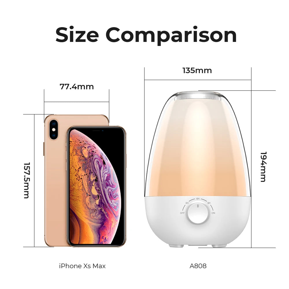 Ultrasonic USB LED Night Light Essential Oil