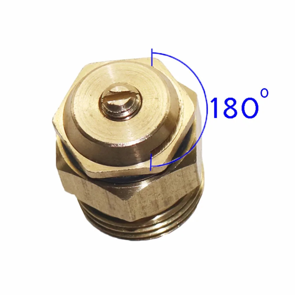 180° Brass Refraction Nozzle 1/2" Misting Sprinkler 2Pcs