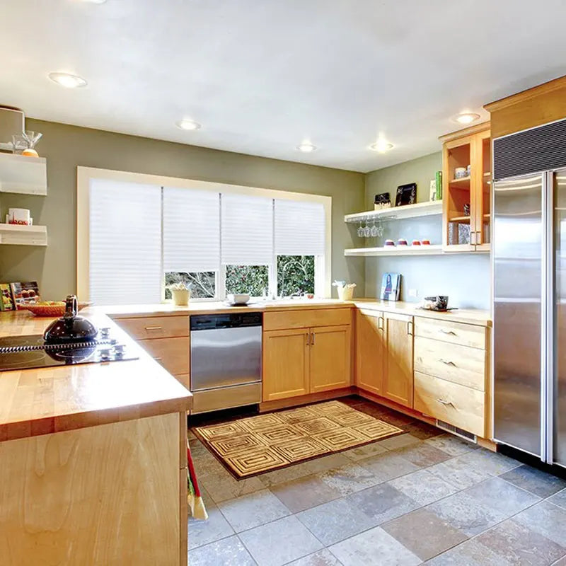 1Pc Shades Self-adhesive Half Windows Nonwoven Folding Curtain Bathroom Balcony Living Room