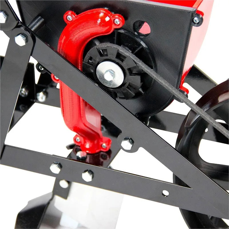 Chapin 8701B Garden Push Seeder Planter With 6 Seed Plates for up to 20 Varieties of Seeds, Zinc Plow Blade, Row Marker, Powder