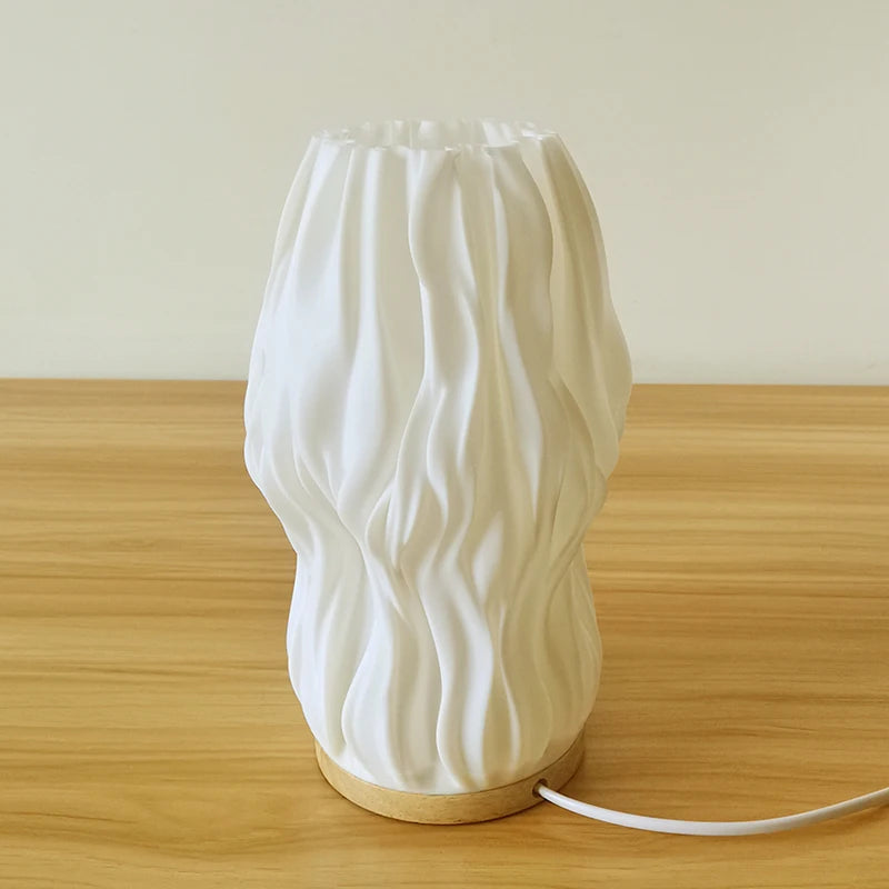 French cream style 3D desk lamp ins