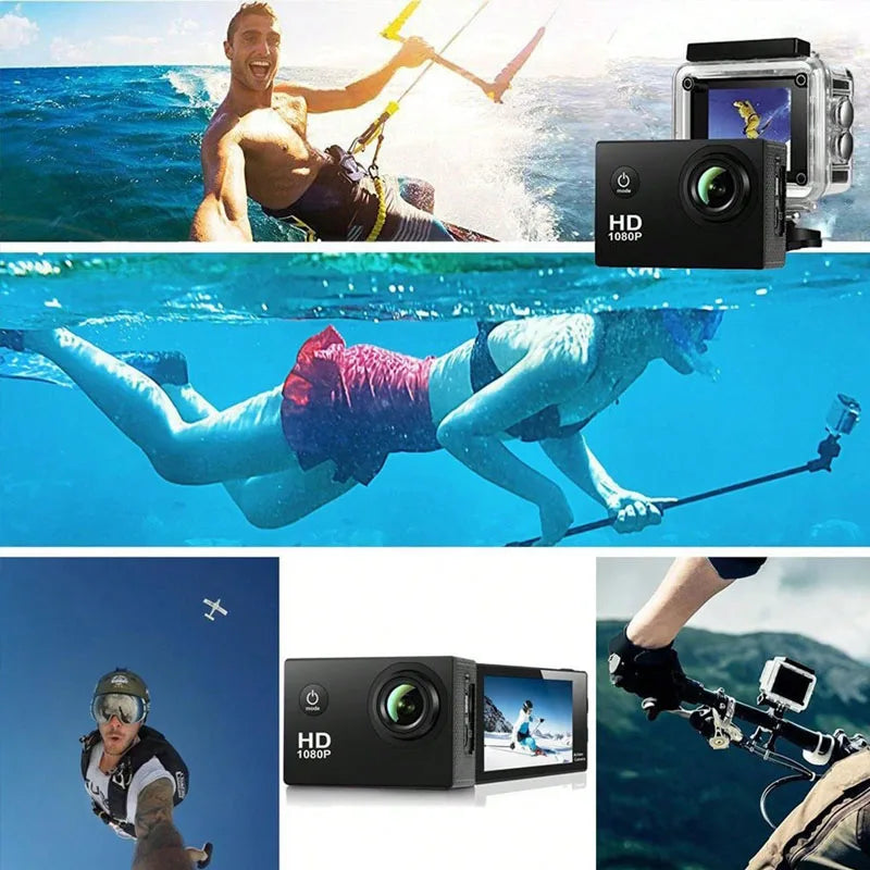 Outdoor Sports Camera,waterproof Diving Bike Recorder