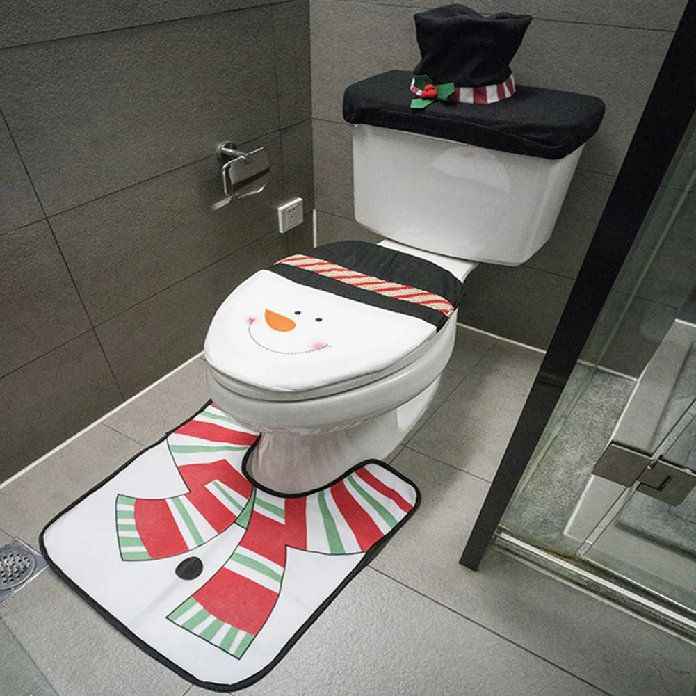 New Cute Christmas Toilet Seat Covers
