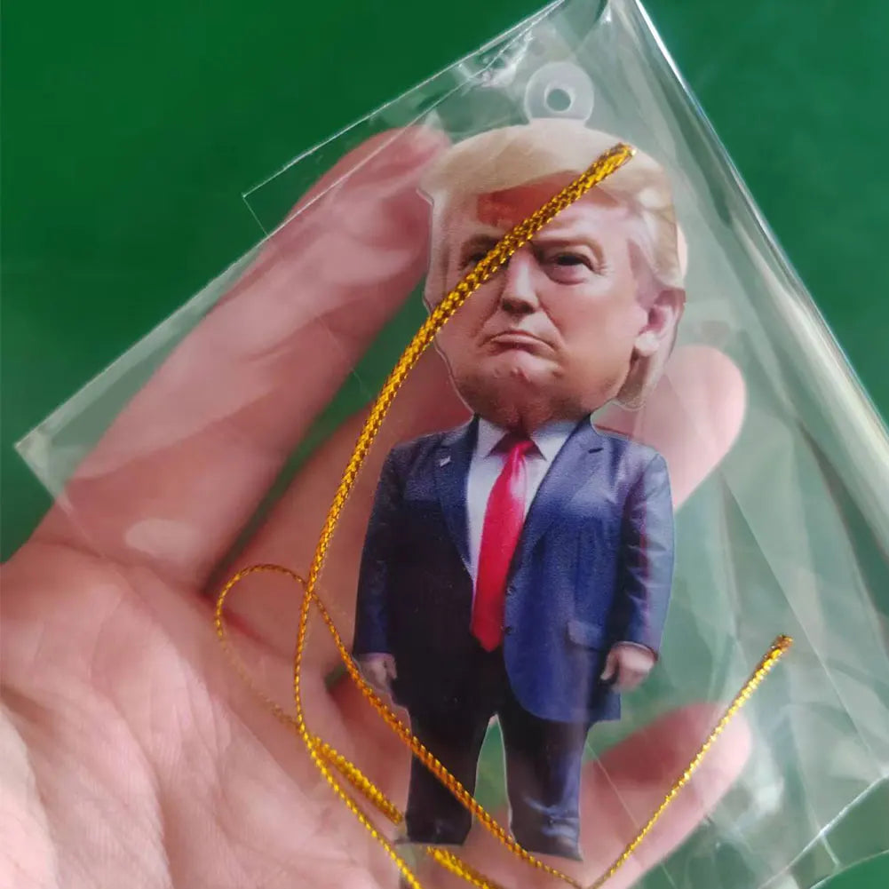 Donald Trump Christmas Ornament Acrylic