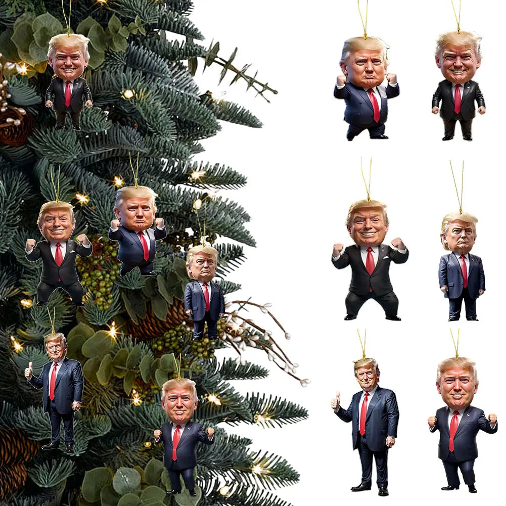 Donald Trump Christmas Ornament Acrylic