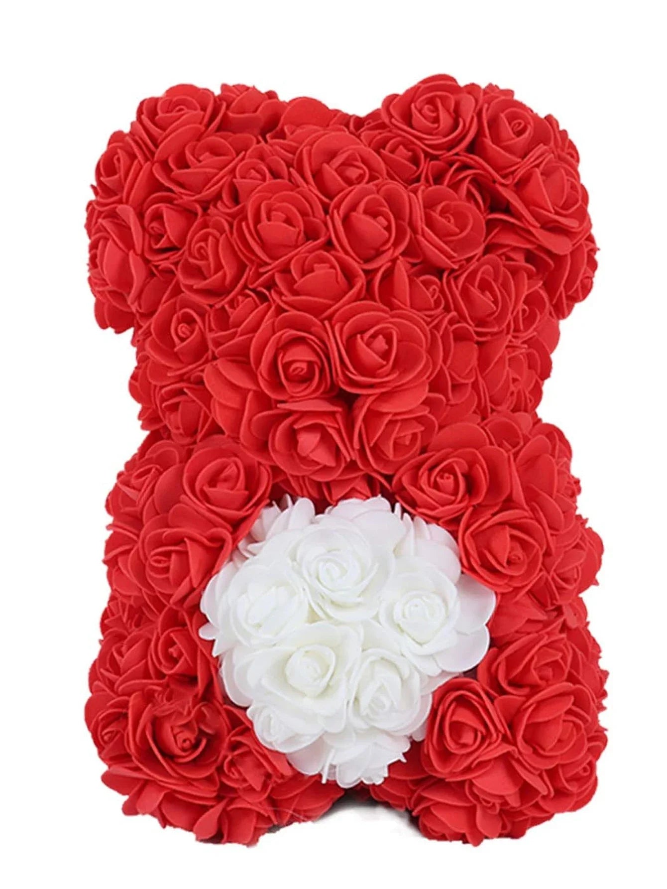 1pc 25m Artificial Flower Eternal Rose Teddy Bear for Mom Mother's Day Birthday Valentine's Day Anniversary Gifts & Decorations