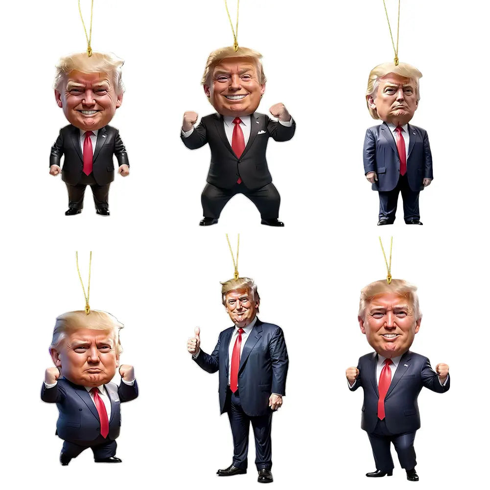 Donald Trump Christmas Ornament Acrylic