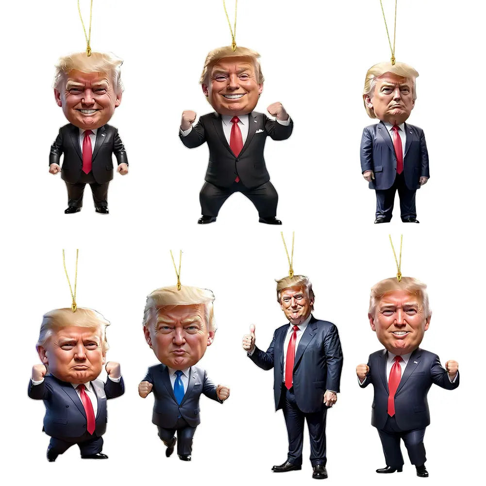 Donald Trump Christmas Ornament Acrylic