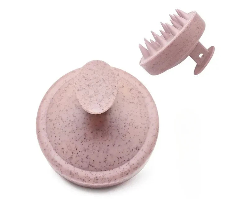 Silicone Shampoo Brush Head Scalp Massage Comb