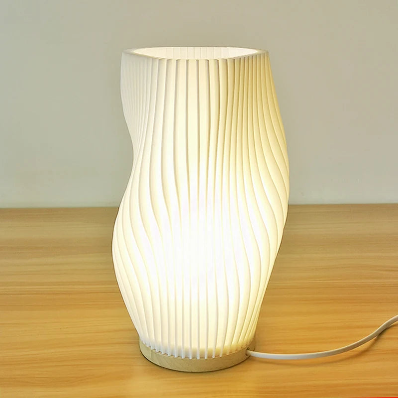 French cream style 3D desk lamp ins