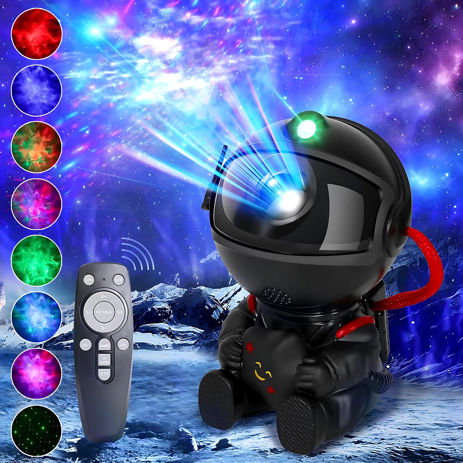 Star Projector Galaxy Night Light Astronaut Space Projector Starry Nebula Ceiling