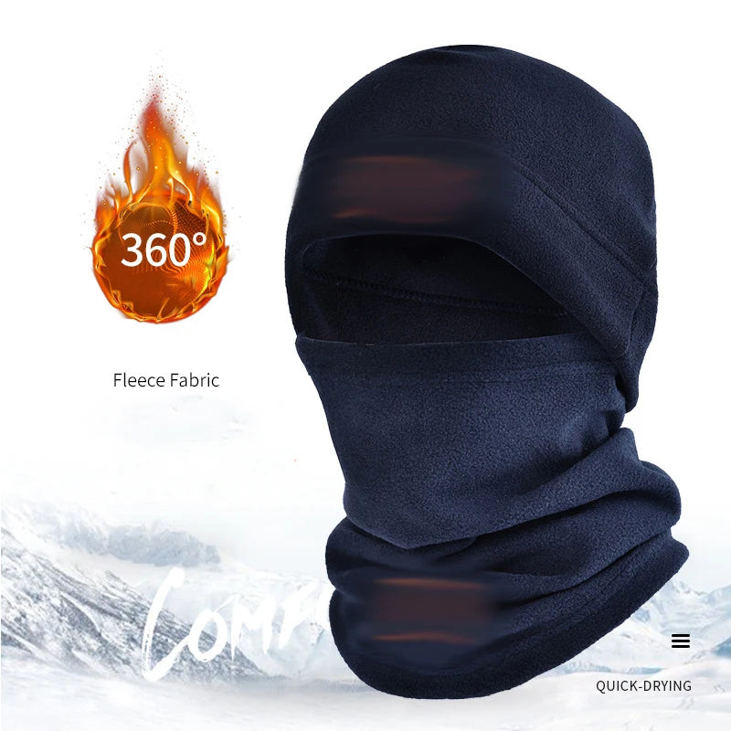 Autumn Winter Sports Warmth Velvet Hat Fuzz Neck Cover Outdoor Cycling Face Shield