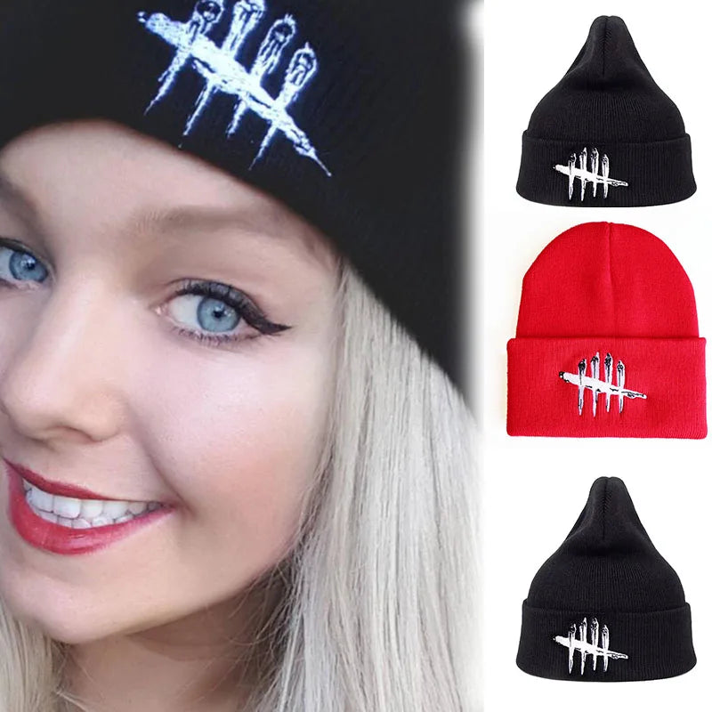 Games Deads by Daylight cosplay Hat Warm Knit Hat in Autumnand Winter Unisex Hip Hop Beans Hat Cool   Unisex fashion outdoor cap