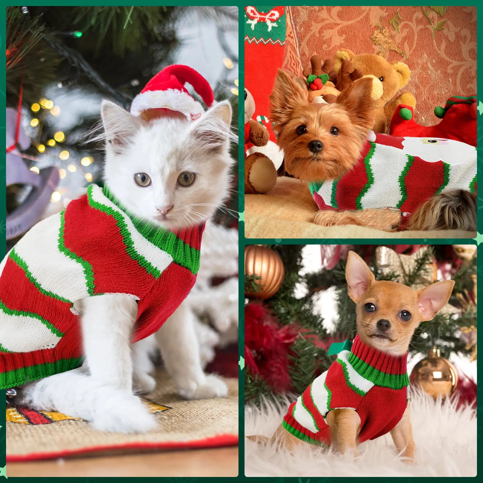 Dog Dress Christmas Winter Dog Clothes