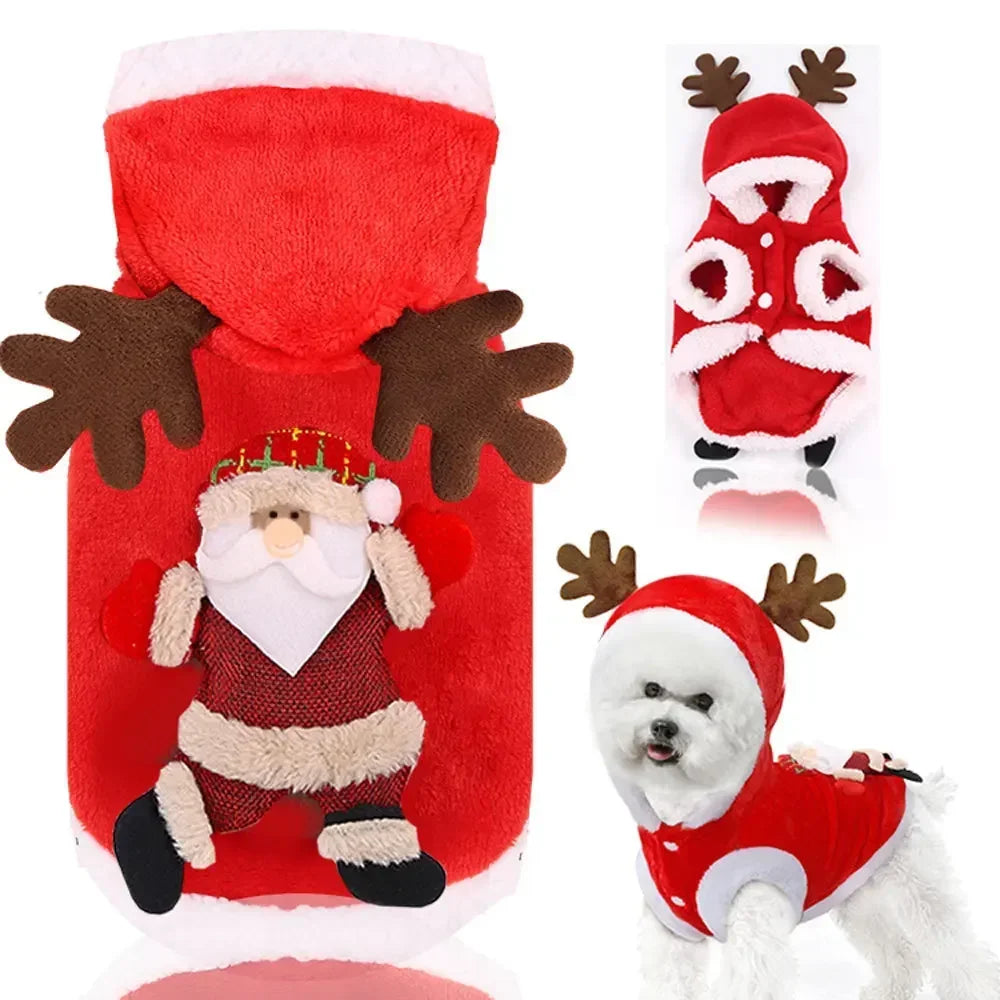 Dog Christmas Clothes for Small Medium Dogs