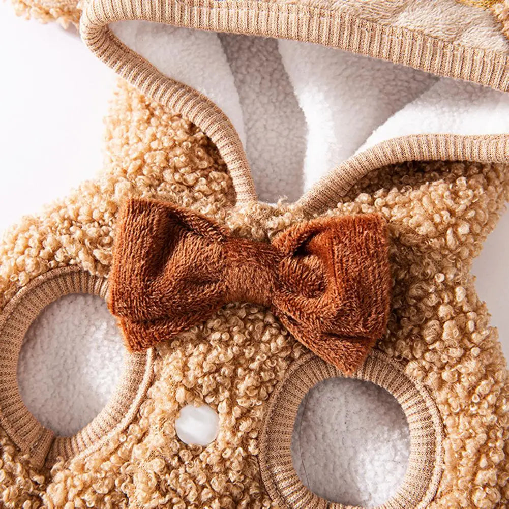 Christmas Cat Cape Warm Pet Hooded Costume