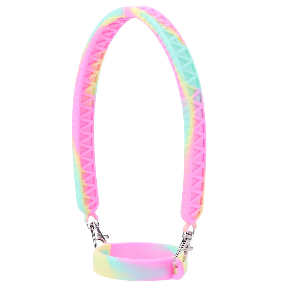 Silicone Water Bottle Handle Fit Most 8-40oz Bottle Water Bottle Strap