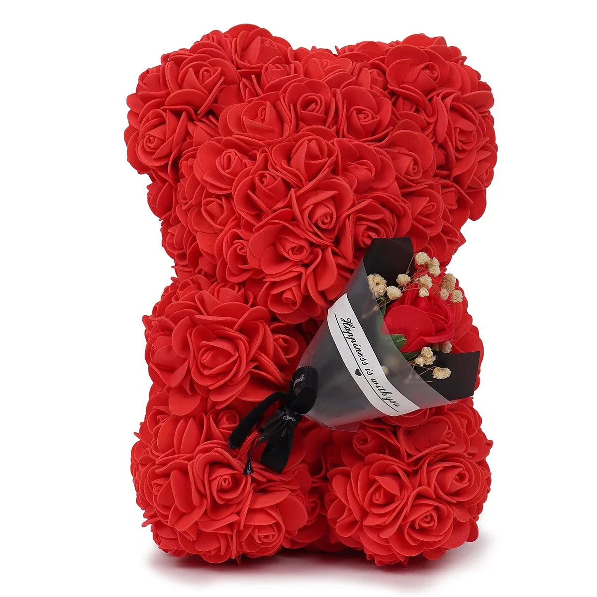 1pc 25m Artificial Flower Eternal Rose Teddy Bear for Mom Mother's Day Birthday Valentine's Day Anniversary Gifts & Decorations