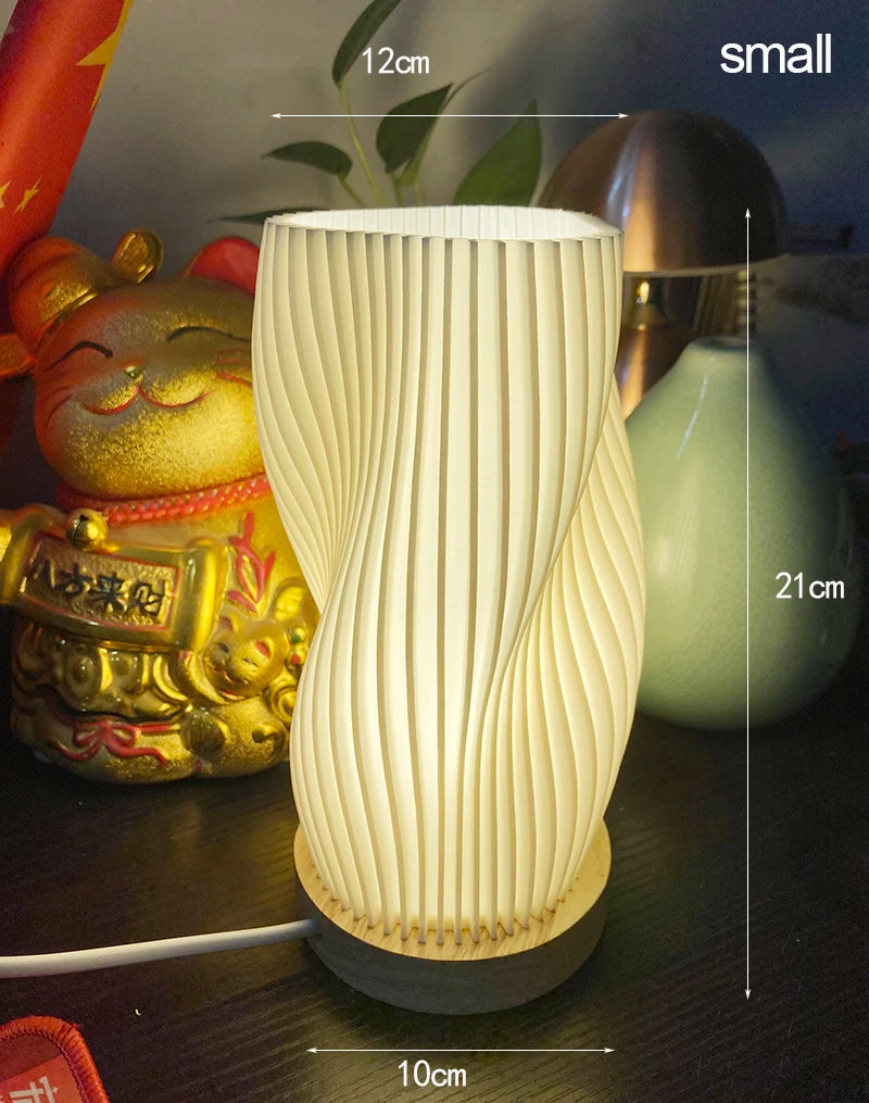 French cream style 3D desk lamp ins