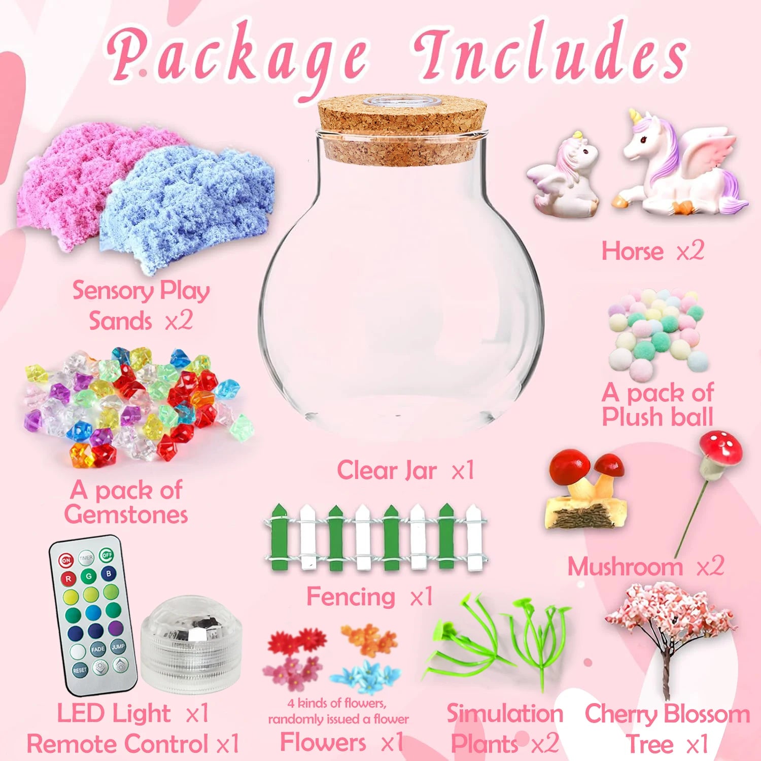 Crafts Kit for Kids-LED Night Light Up & Remote Unicorn Birthday Gifts Toys for Girls Ages5 6 7 8 9 10 Year Old-Christmas Gifts