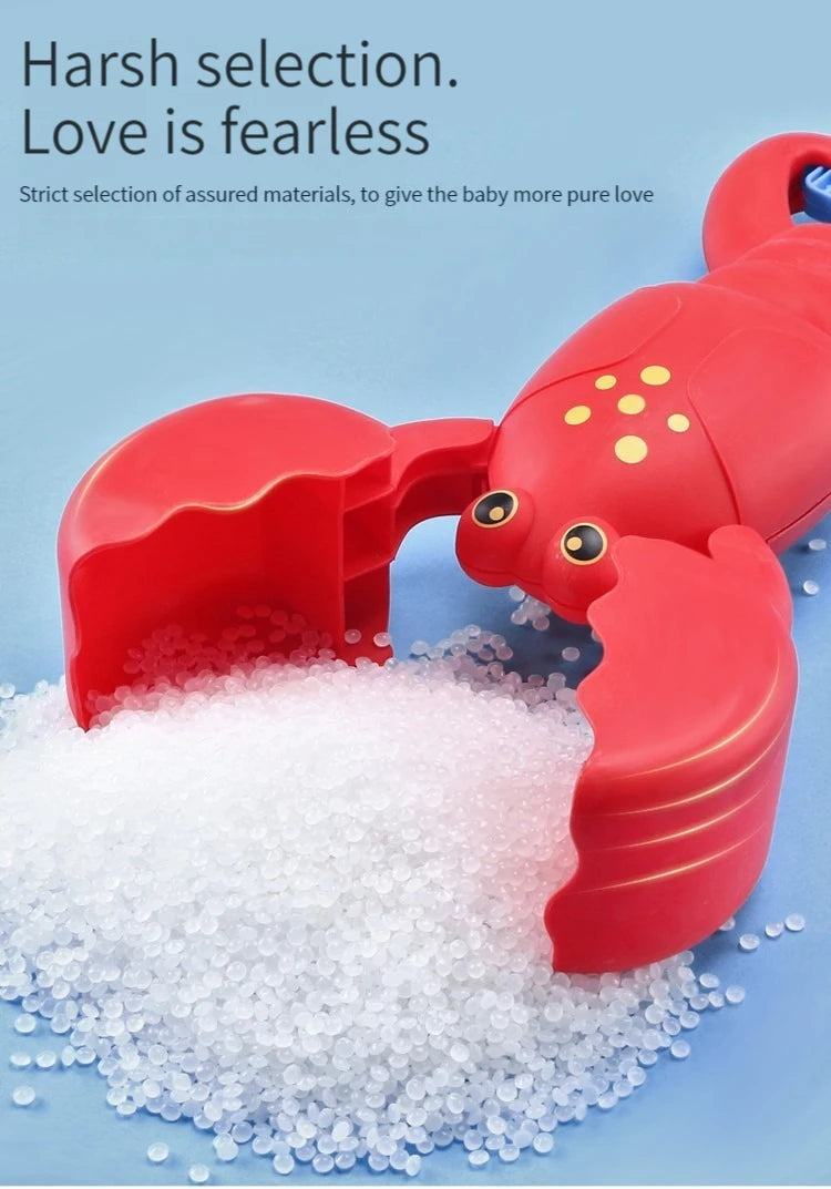 Grabber Baby Bath Toys - Beach toys sand playing Cute Colorful Lobster Claw Catcher Swimming Pools & Outdoors - Educational Game