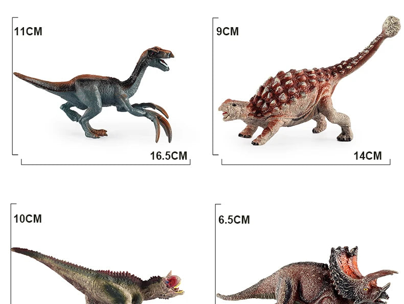Dinosaur Toys for Kids 3-5+ (16,26 Plastic Dinosaur Figures) Dinosaur Gift Set for Toddlers Learning & Development (Boys & Girls