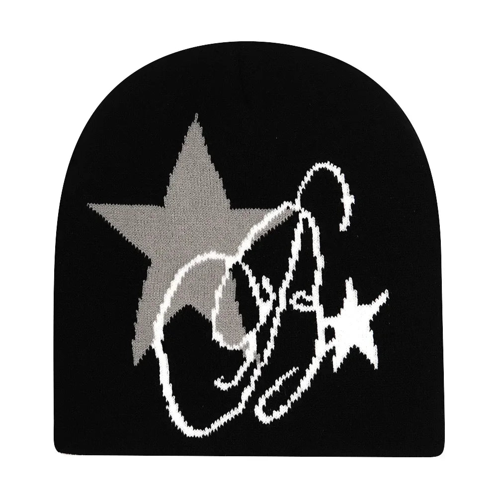 Letter Knitted Winter Autumn Beanie Cap Men Women Kanye Beanies