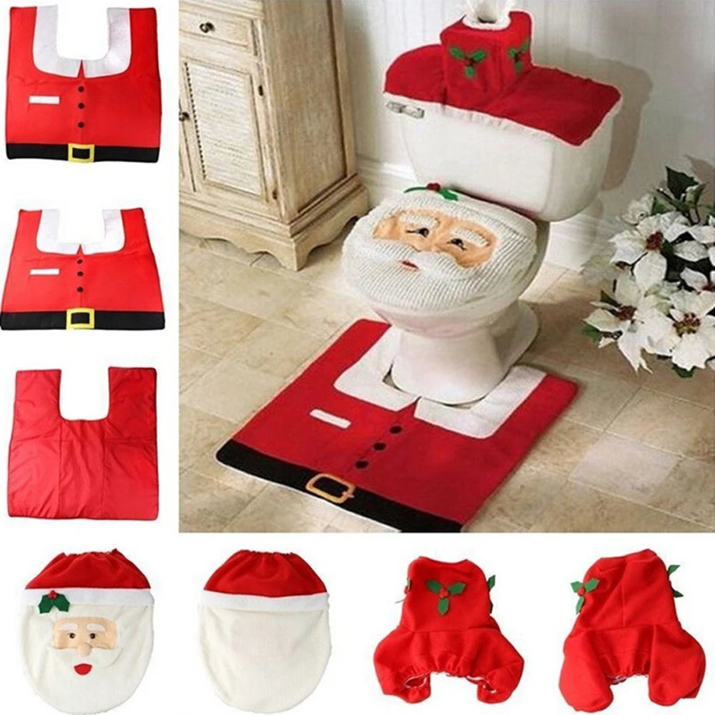New Cute Christmas Toilet Seat Covers