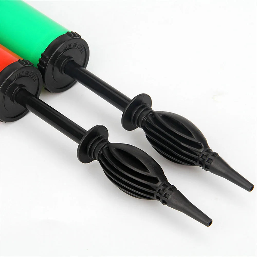 1Pcs Random Balloon Pump Air Inflator Hand Push Portable Balloon Accessories