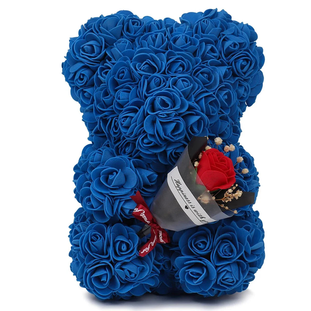 1pc 25m Artificial Flower Eternal Rose Teddy Bear for Mom Mother's Day Birthday Valentine's Day Anniversary Gifts & Decorations