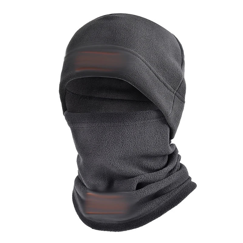 Autumn Winter Sports Warmth Velvet Hat Fuzz Neck Cover Outdoor Cycling Face Shield