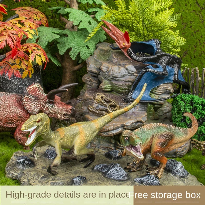 Dinosaur Toys for Kids 3-5+ (16,26 Plastic Dinosaur Figures) Dinosaur Gift Set for Toddlers Learning & Development (Boys & Girls