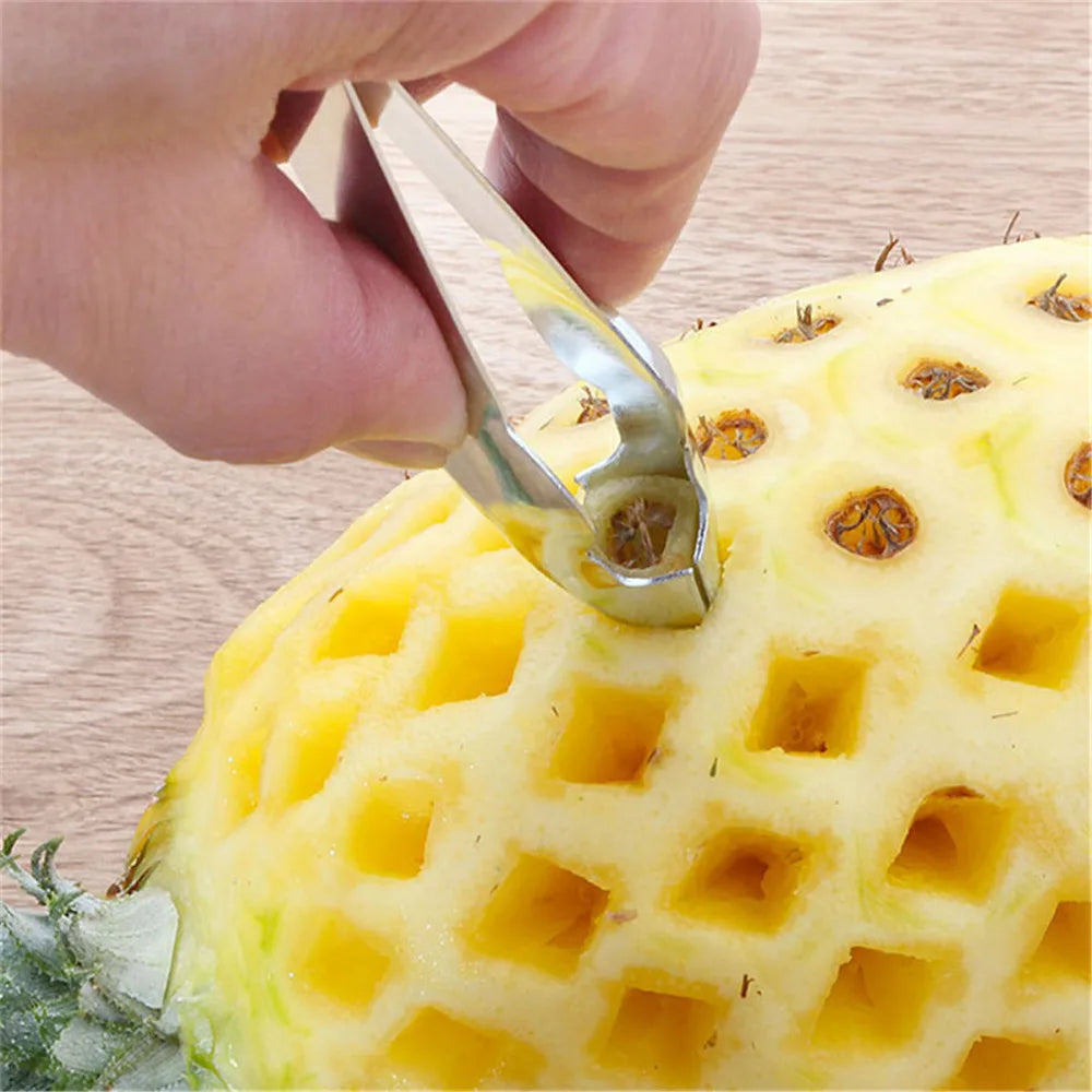 Stainless Steel Strawberry Huller Fruit Peeler Pineapple Corer Slicer Cutter