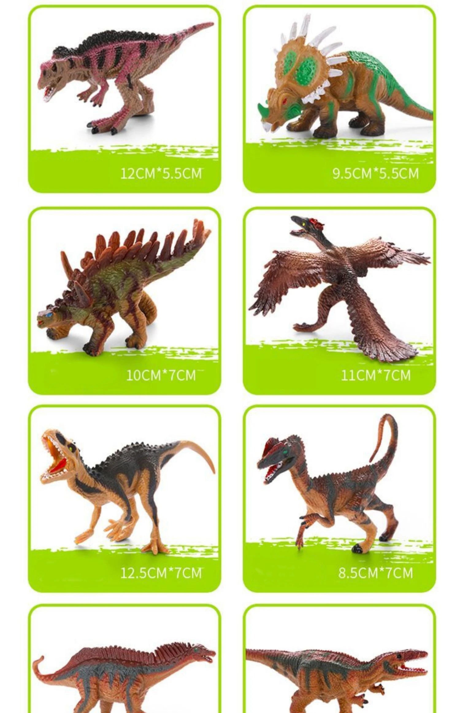Dinosaur Toys for Kids 3-5+ (16,26 Plastic Dinosaur Figures) Dinosaur Gift Set for Toddlers Learning & Development (Boys & Girls