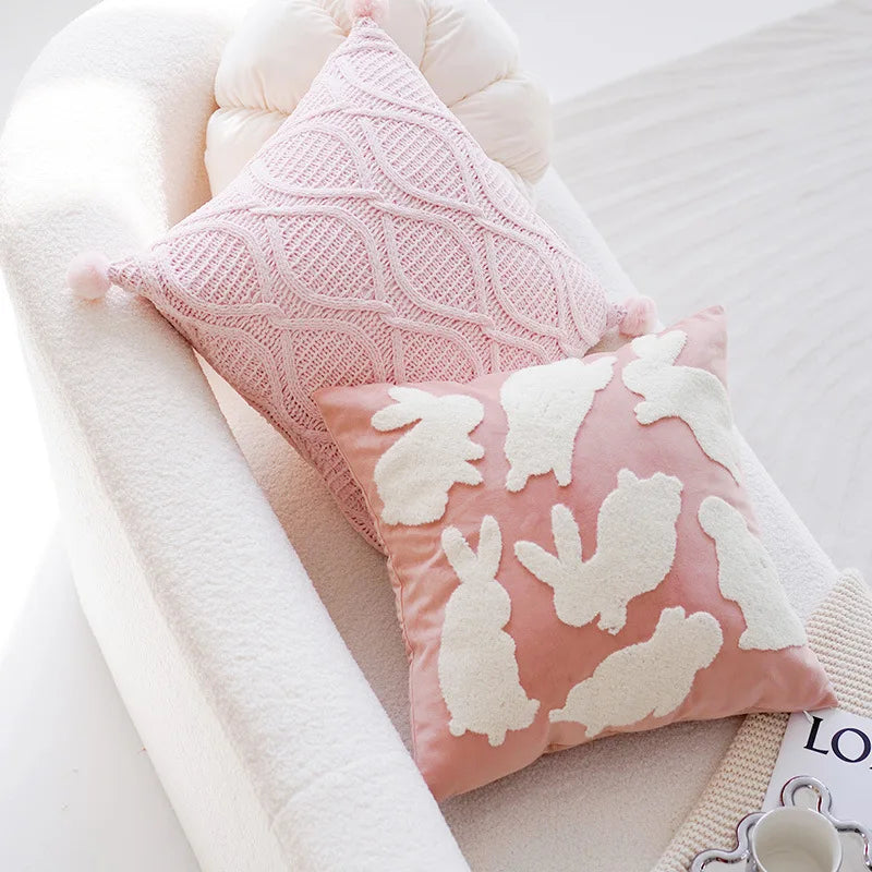 pink children's cute girl bedroom  cushion