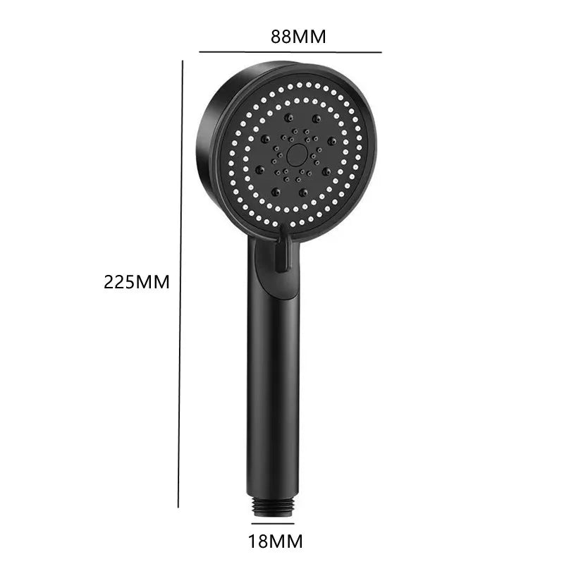 5 Modes Shower Head Adjustable High Pressure