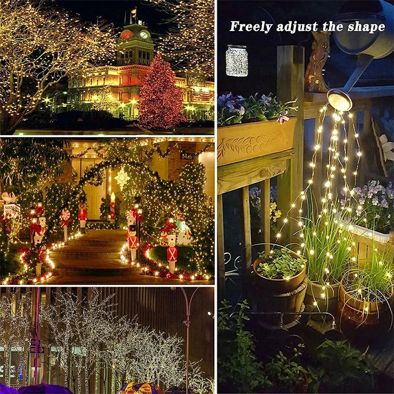 Solar LED Fairy String Light Outdoor Festoon Lamp
