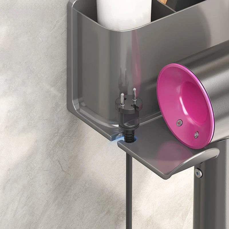 1pc Hair Dryer Holder Wall Mounted Hair Straightener Dryer Hair Stand