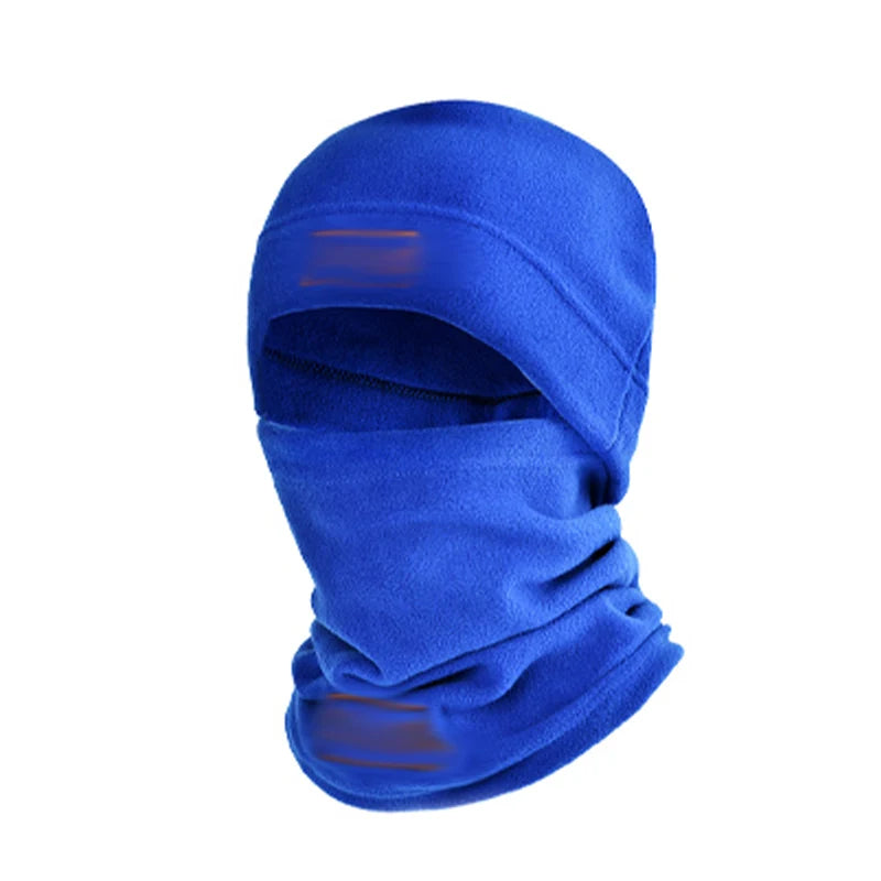Autumn Winter Sports Warmth Velvet Hat Fuzz Neck Cover Outdoor Cycling Face Shield