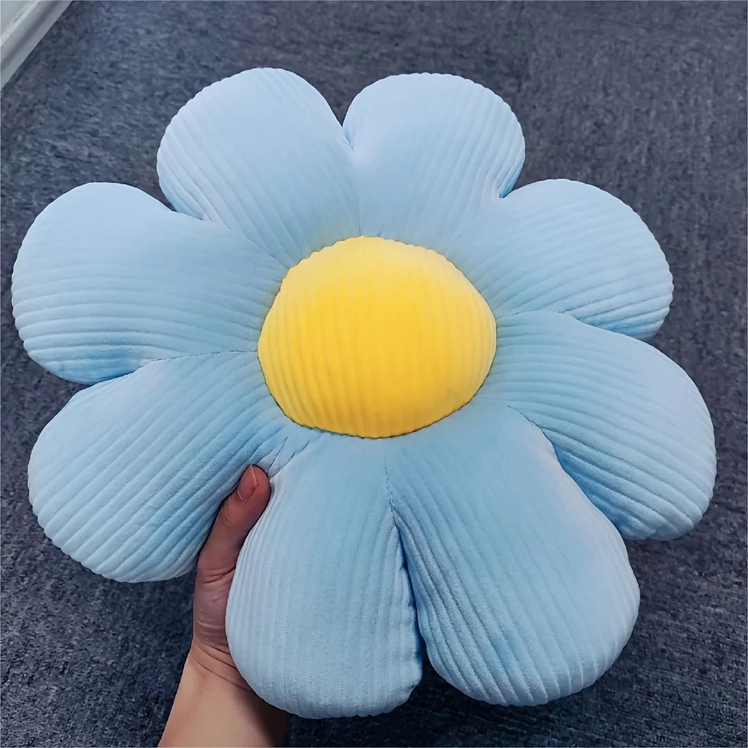 Sunflower Pillow, Daisy Seat Cushion, Flower Mat