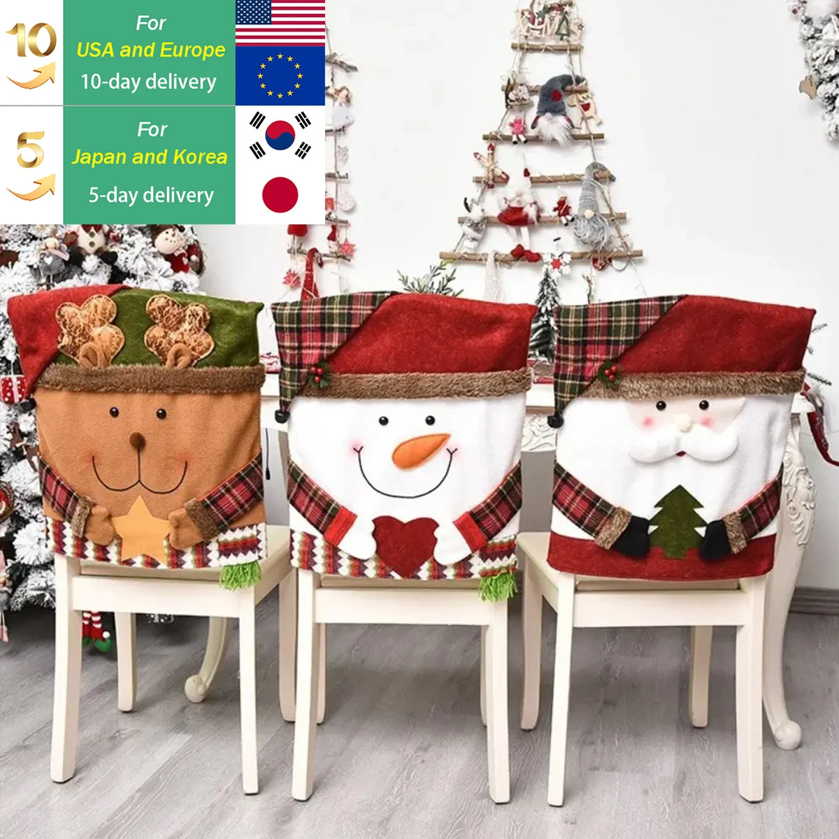 Christmas Decoration Chair Set