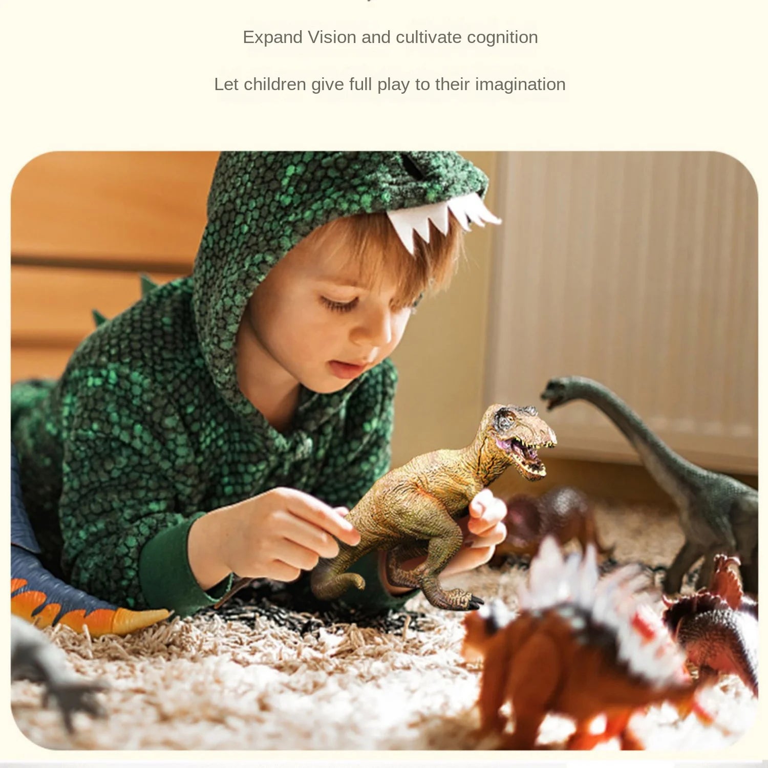 Dinosaur Toys for Kids 3-5+ (16,26 Plastic Dinosaur Figures) Dinosaur Gift Set for Toddlers Learning & Development (Boys & Girls