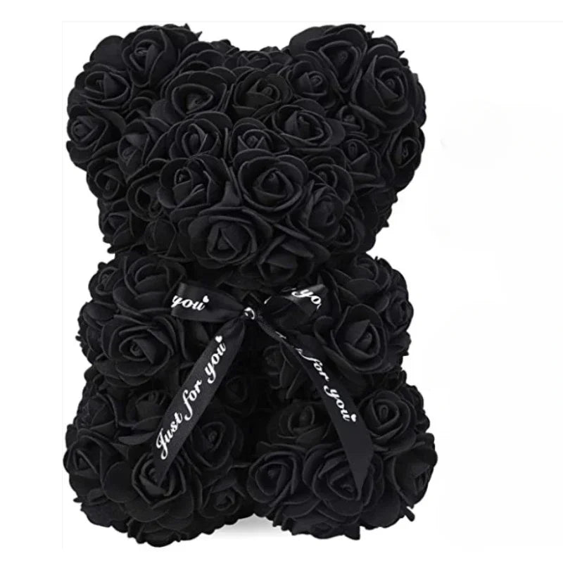 New Artificial Flower Eternal Rose Teddy Bear for Mom Mother's Day Birthday Valentine's Day
