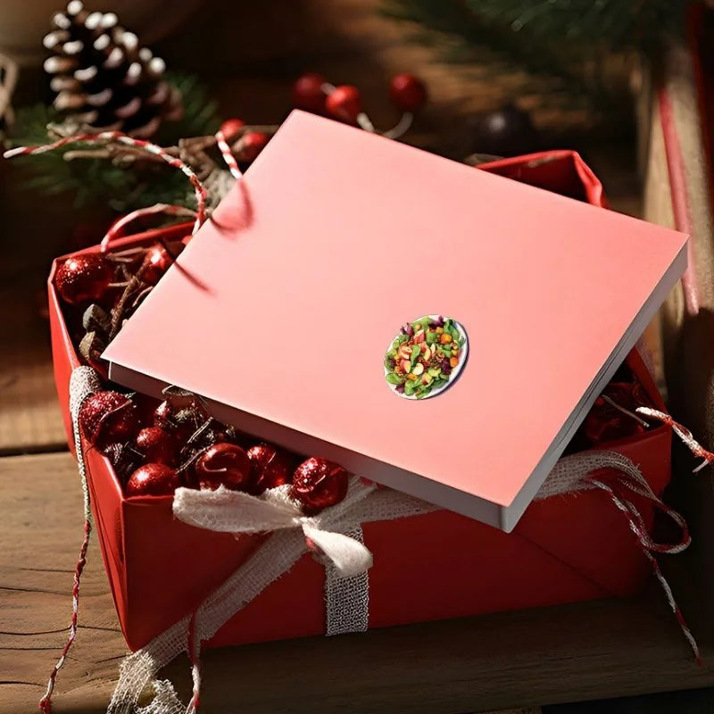 8pcs Cute Thanksgiving Cartoon Mirror Gift Sticker Wall Sticker Waterproof PVC Children's Room