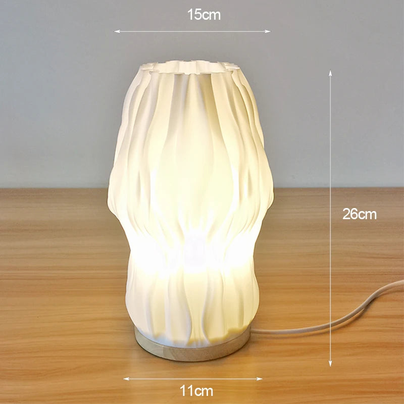 French cream style 3D desk lamp ins