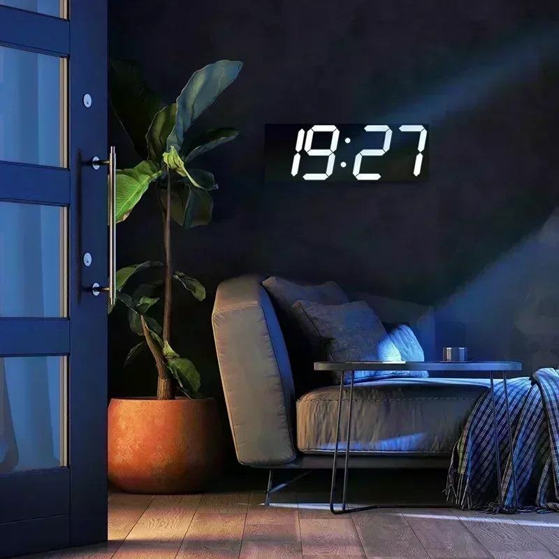 Digital Wall Clock Desk Clock Electronic Alarm Clock Modern Home Decoration Decoration