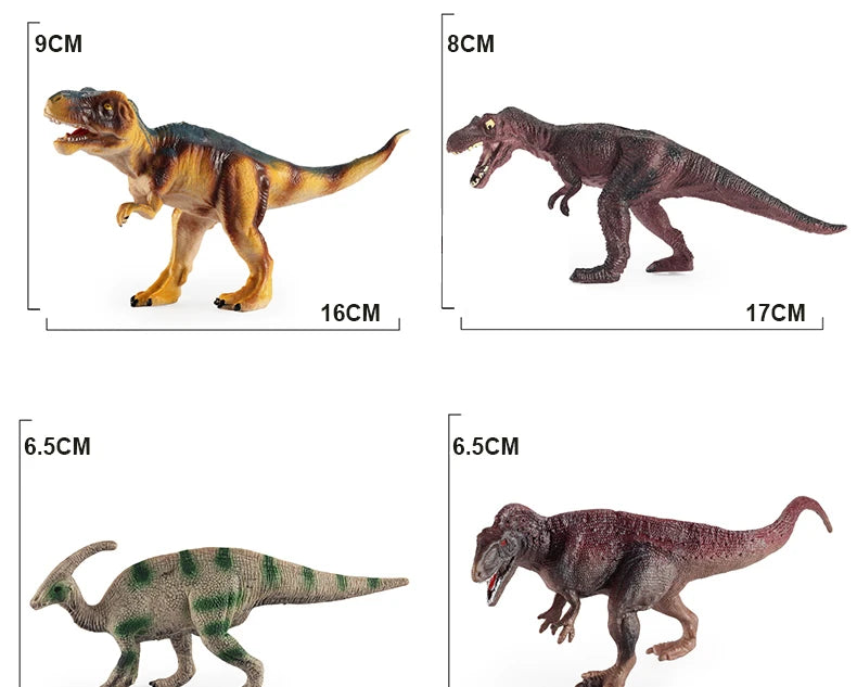 Dinosaur Toys for Kids 3-5+ (16,26 Plastic Dinosaur Figures) Dinosaur Gift Set for Toddlers Learning & Development (Boys & Girls