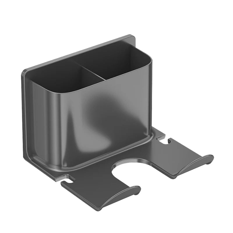 1pc Hair Dryer Holder Wall Mounted Hair Straightener Dryer Hair Stand