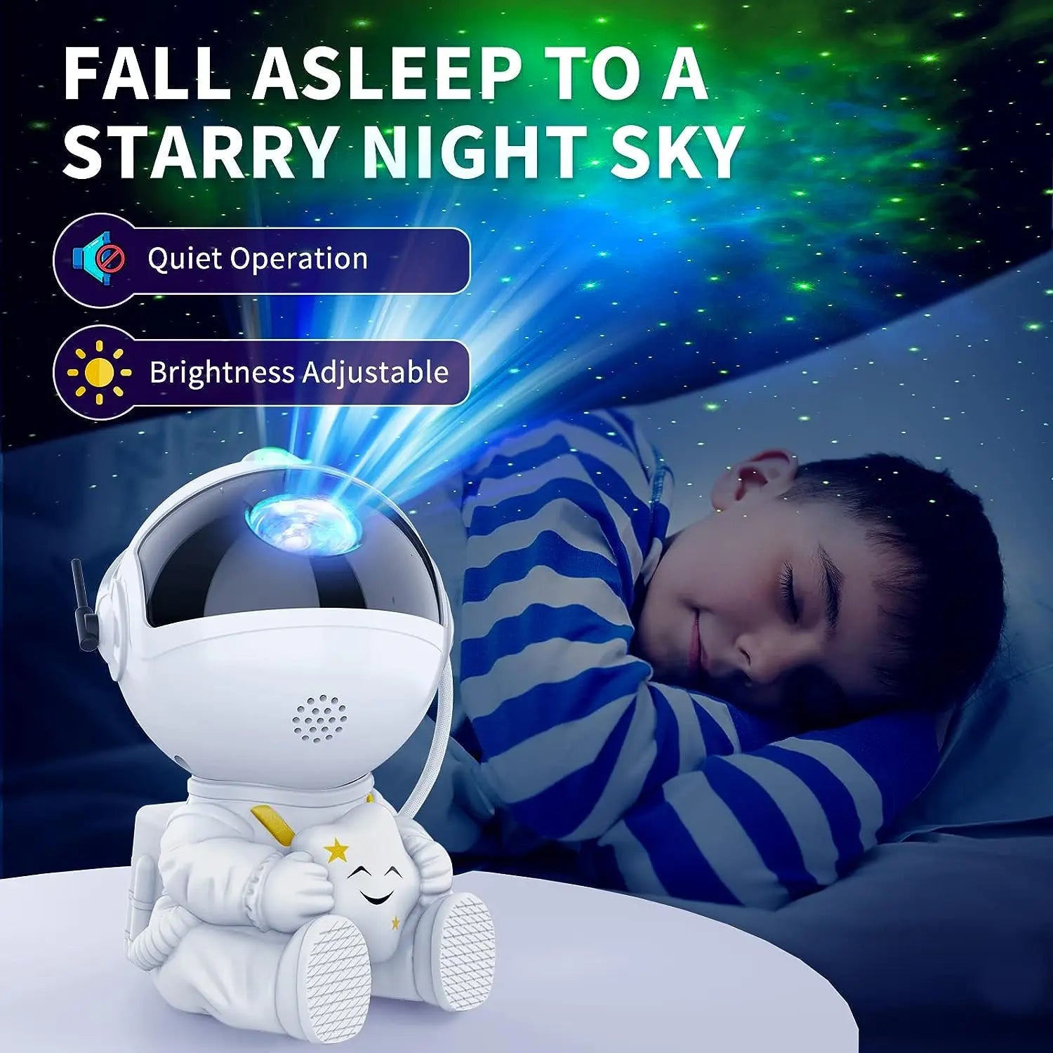 Star Projector Galaxy Night Light Astronaut Space Projector Starry Nebula Ceiling