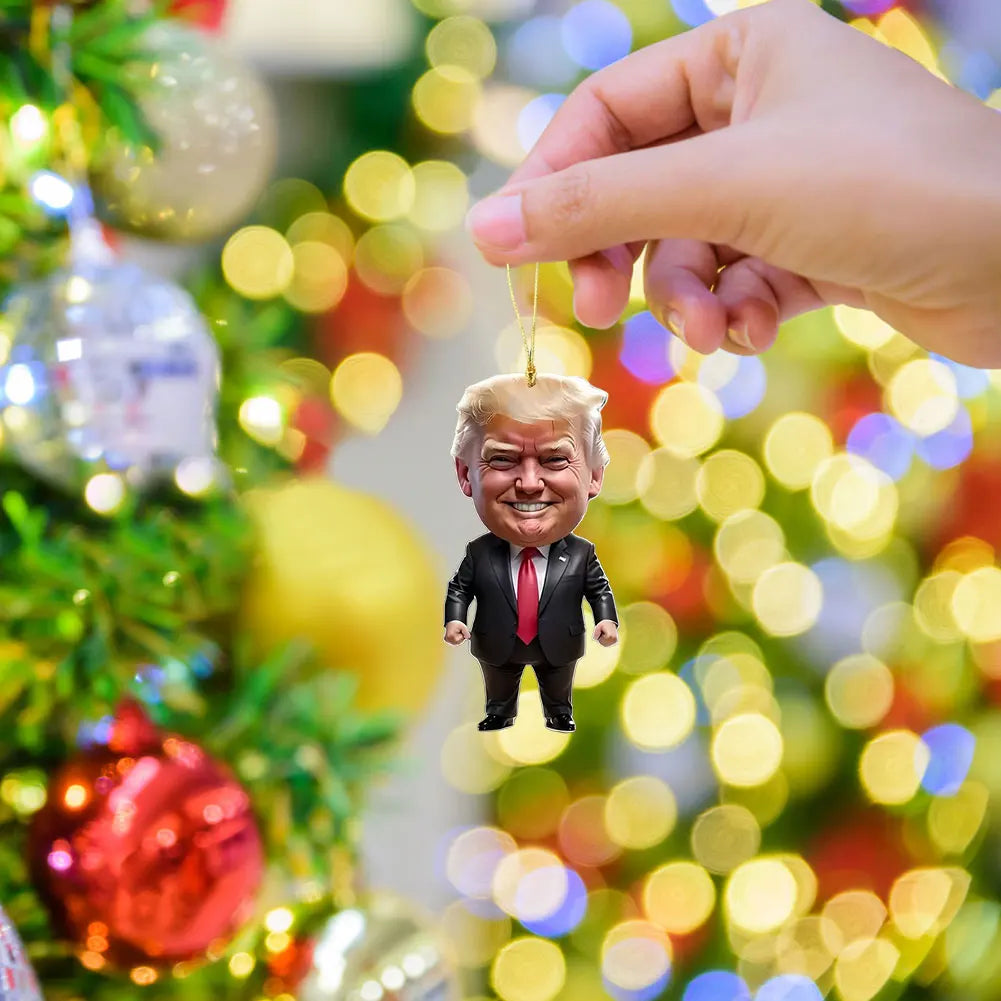 Donald Trump Christmas Ornament Acrylic
